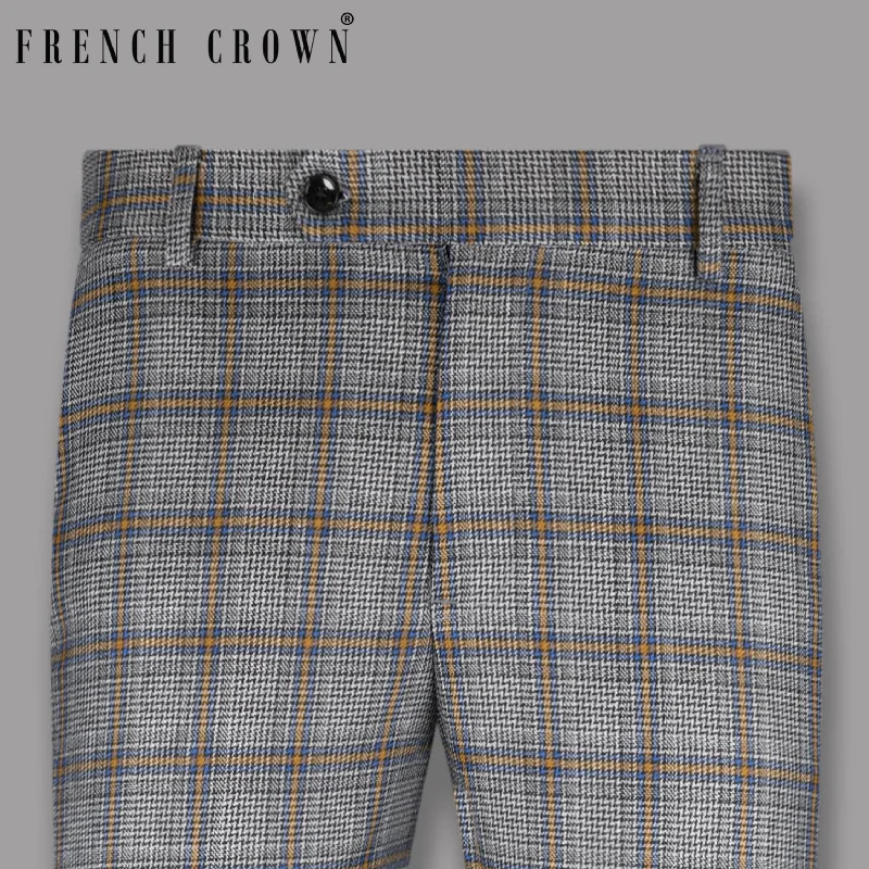 Sale Event Chantelle Grey Multi-Color Wool Rich Pant