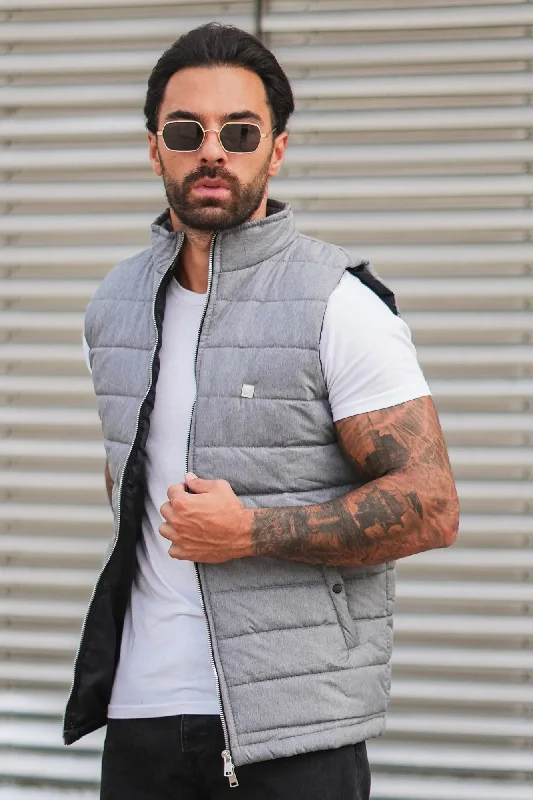 Weekend Savings Bonanza Melange Gilet - Grey