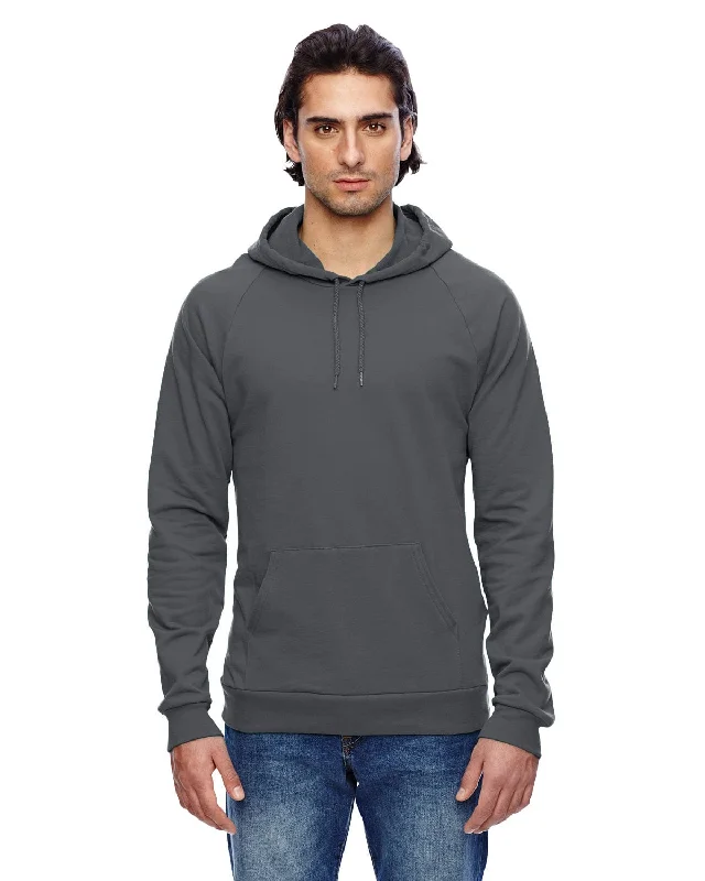 Markdown Sale American Apparel Unisex California Fleece Pullover Hoodie | Asphalt
