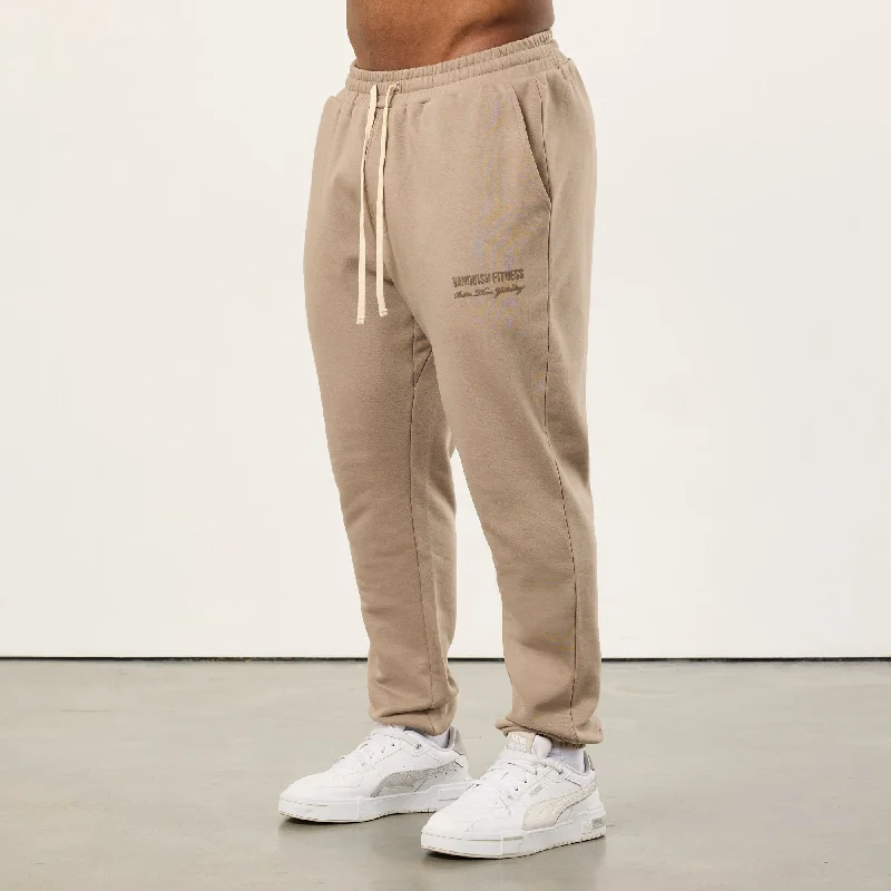Massive Deal Vanquish Sand Signature Tapered Sweatpants