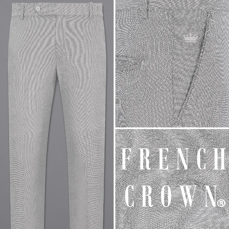 Quick Sale Ghost Grey Textured Pant