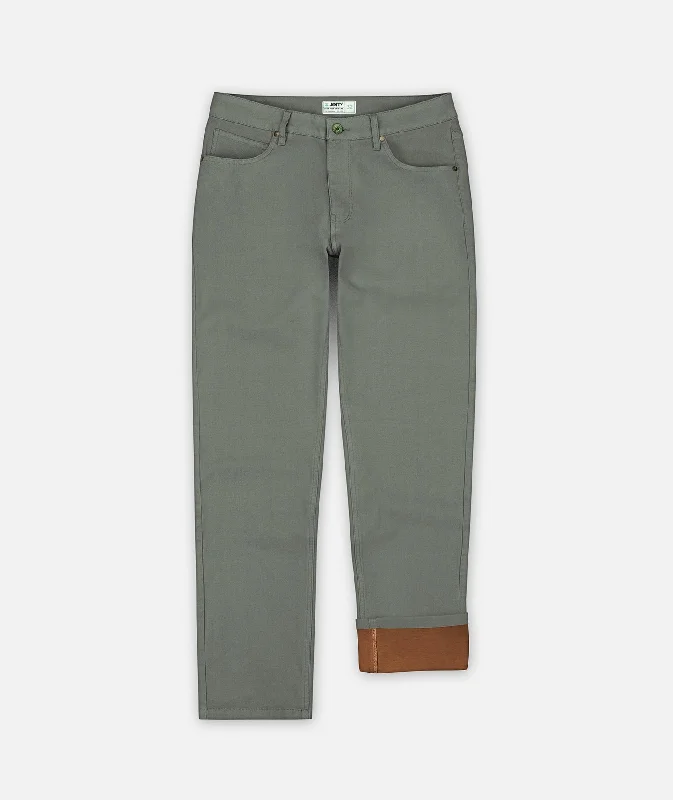 Super Deal Mariner Flannel Lined Pant - Agave