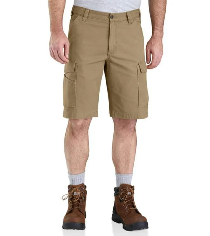 Weekend Bargains to Snag Carhartt Men's Rugged Flex® Relaxed Fit Canvas Cargo Work Short_Dark Khaki Weekend Bargains to Snag Carhartt Men's Rugged Flex® Relaxed Fit Canvas Cargo Work Short_Dark Khaki