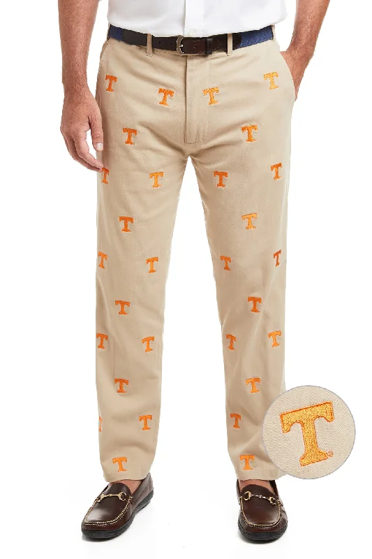 Exclusive Preview Collegiate Pant Khaki with Tennessee