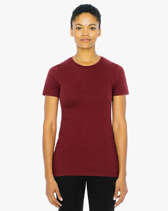 Super Deal American Apparel Ladies Classic T-Shirt | Cranberry