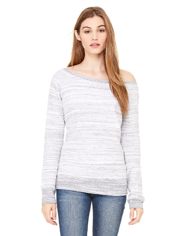 Best Bargains Bella+Canvas Ladies Triblend Sponge Fleece Wide Neck Sweatshirt | Lt Grey Marble Best Bargains Bella+Canvas Ladies Triblend Sponge Fleece Wide Neck Sweatshirt | Lt Grey Marble