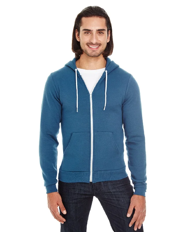 Extra Discount American Apparel Unisex Flex Fleece Zip Hoodie | Sea Blue