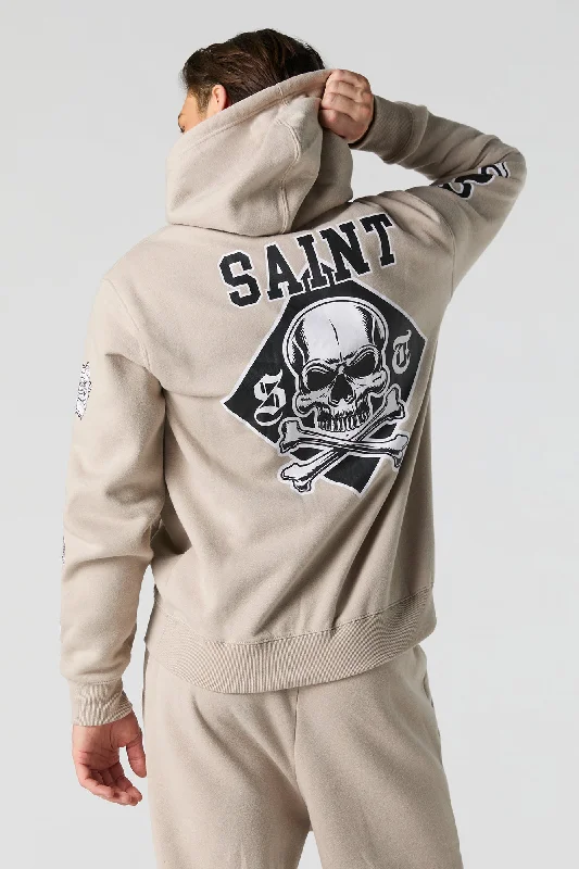 Limited Time Pleasure & Pain Embroidered Fleece Hoodie