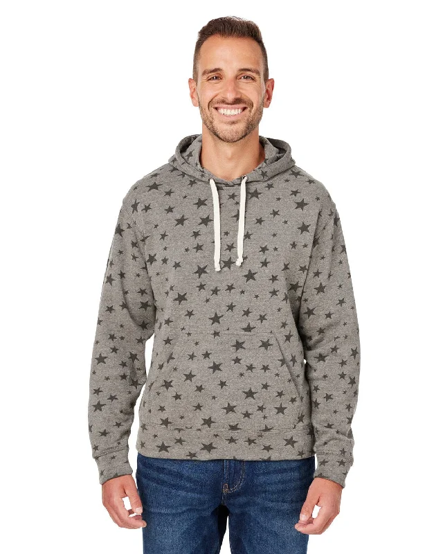 Deal Explosion J America Unisex Triblend Pullover Hoodie | Smoke Stars Trbl