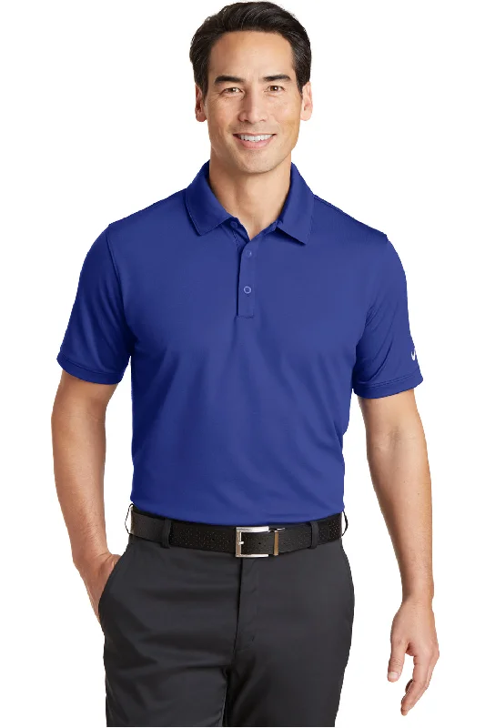 Super Deal Nike Mens Icon Dri-Fit Moisture Wicking Short Sleeve Polo Shirt - Royal Blue Super Deal Nike Mens Icon Dri-Fit Moisture Wicking Short Sleeve Polo Shirt - Royal Blue