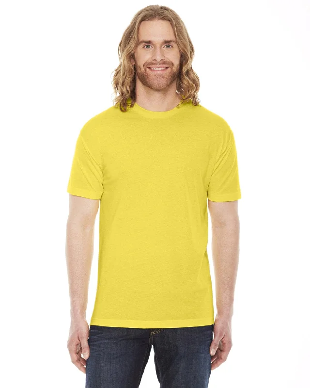 Year-End Deals American Apparel Unisex Poly-Cotton Short Sleeve Crewneck | Sunshine
