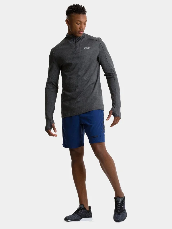 Deal Frenzy Cloud Fleece Quarter Zip Running Top For Men With Thumbholes & Side Zip Pocket Deal Frenzy Cloud Fleece Quarter Zip Running Top For Men With Thumbholes & Side Zip Pocket