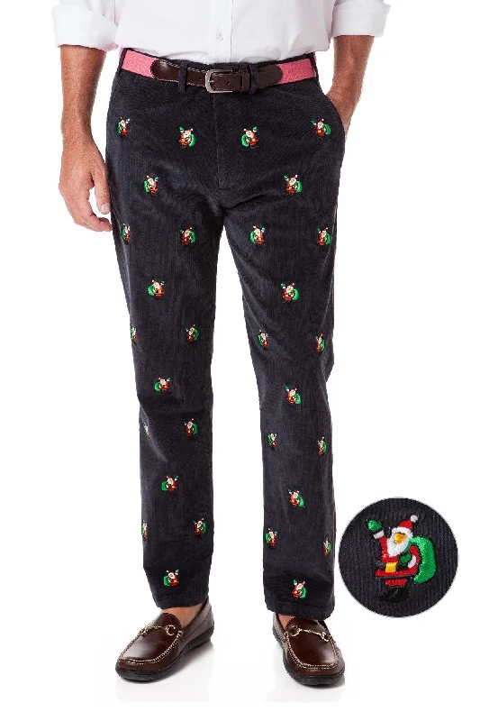 Limited Stock Beachcomber Corduroy Pant Nantucket Navy with Santa