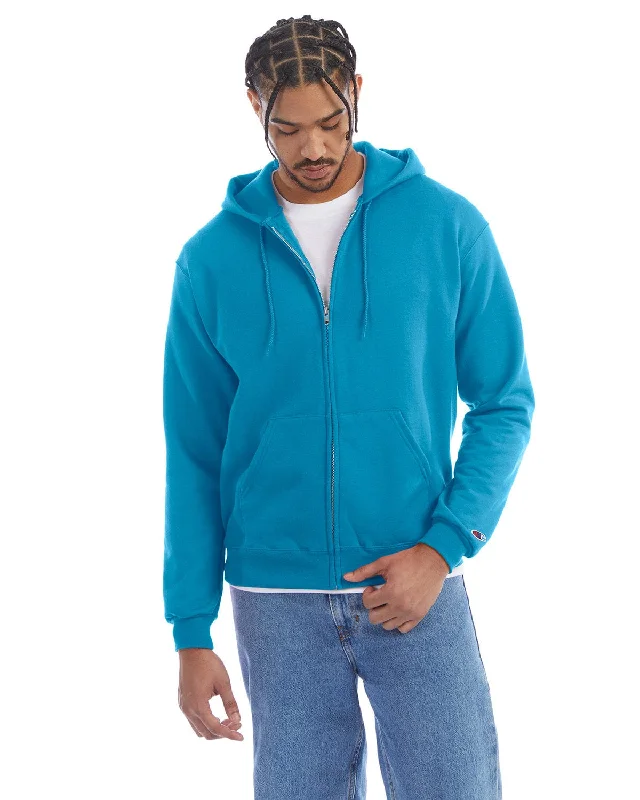 Buy More, Save More Champion EcoSmart Full-Zip Hoodie | Tempo Teal