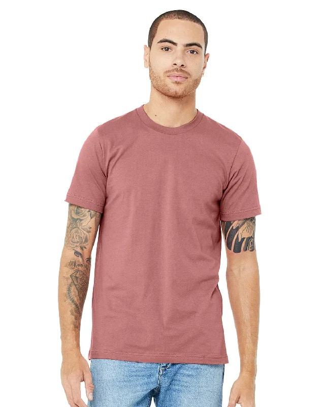 Final Clearance Bella+Canvas Unisex Made in the USA Short Sleeve T-Shirt | Mauve