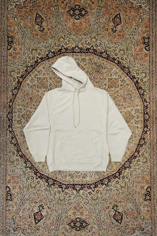 Instant Savings SUGARHILL RAW EDGE HOODIE (HEATHER WHITE)