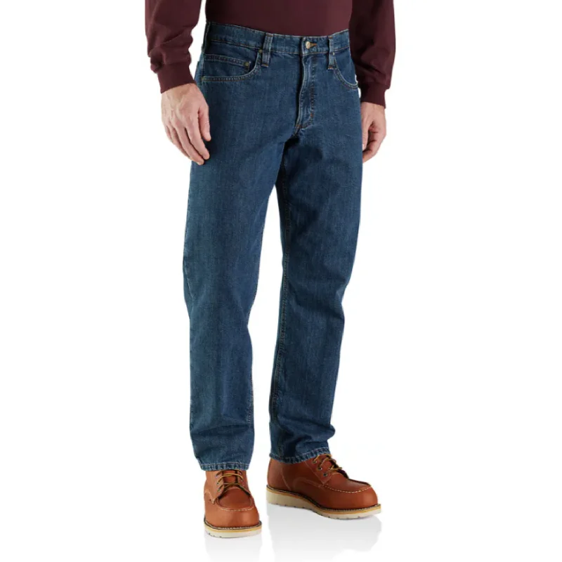Final Clearance Carhartt Men's Relaxed Fit Flannel Lined 5-Pocket Jean