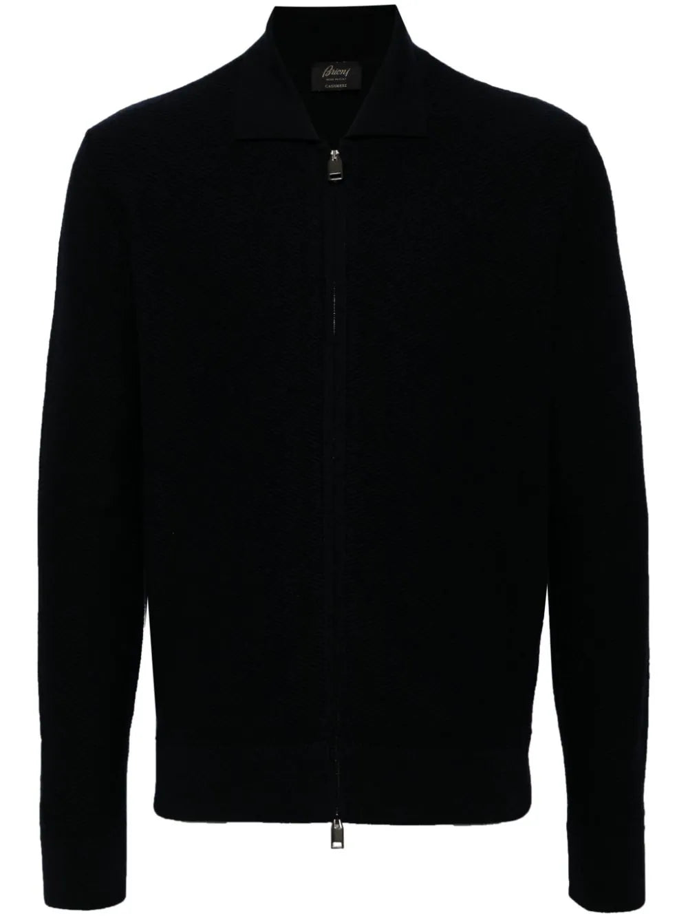 Bargain Bin Ribbed Cashmere Zip-Front Sweater