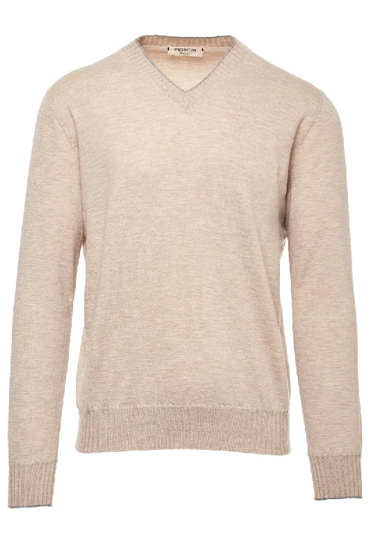 Celebrate the Weekend with Discounts Duvet V-Neck Sweater
