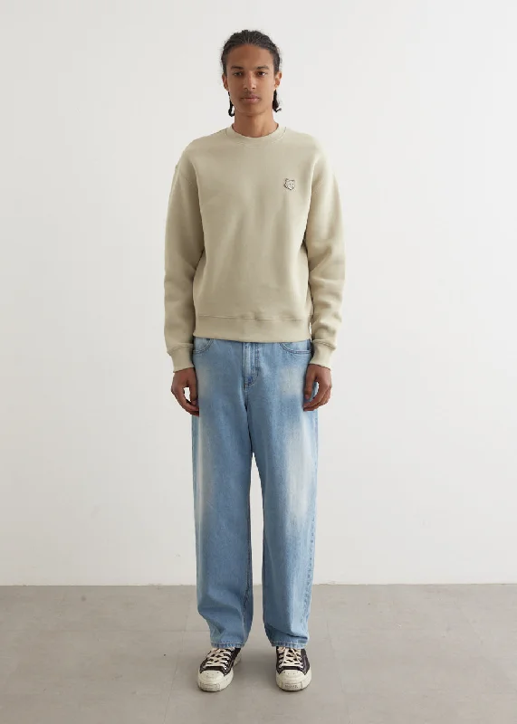 Season Finale Sale Bold Fox Head Patch Comfort Sweatshirt