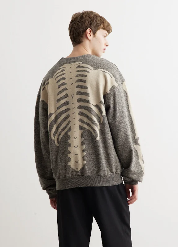 YEAR-End Sale Grandrelle Fleece Knit BIG Crew Sweatshirt