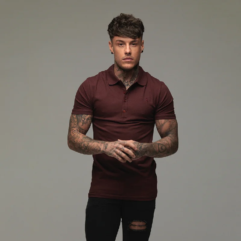 Weekend Savings Extravaganza Father Sons Classic Burgundy Polo Shirt - FSH042