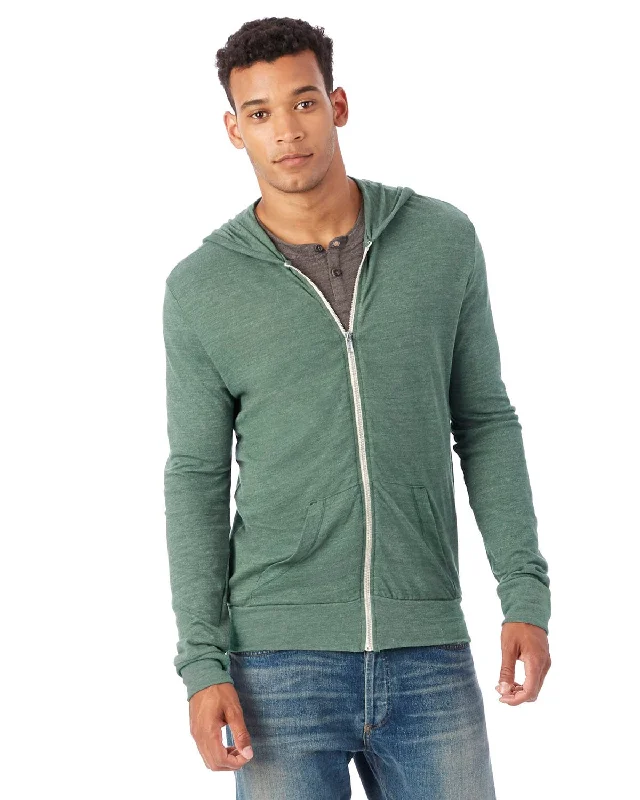 Take Advantage Alternative Unisex Eco-Jersey Zip Hoodie | Eco Tr Dusty Pne