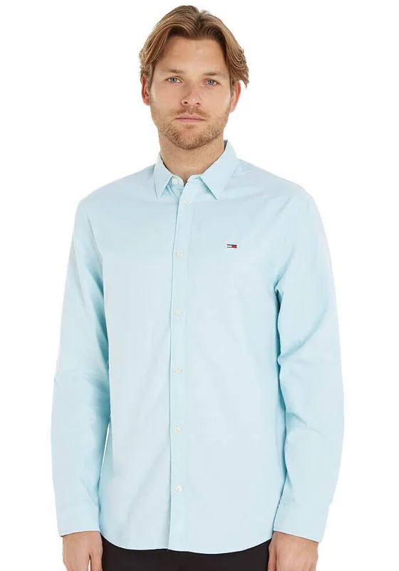 Daily Deals Tommy Jeans Classic Oxford Shirt, Shoreside Blue