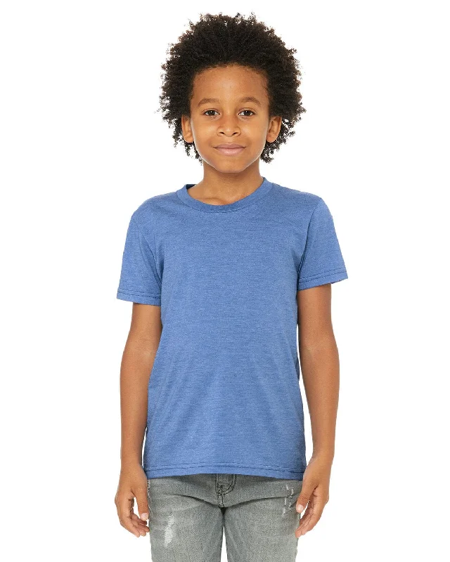 Blowout Sale Bella+Canvas Youth CVC Jersey T-Shirt | Hthr Colum Blue