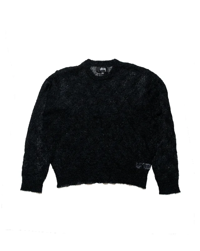Deal Alert Stüssy Loose Knit Cross Cable Black