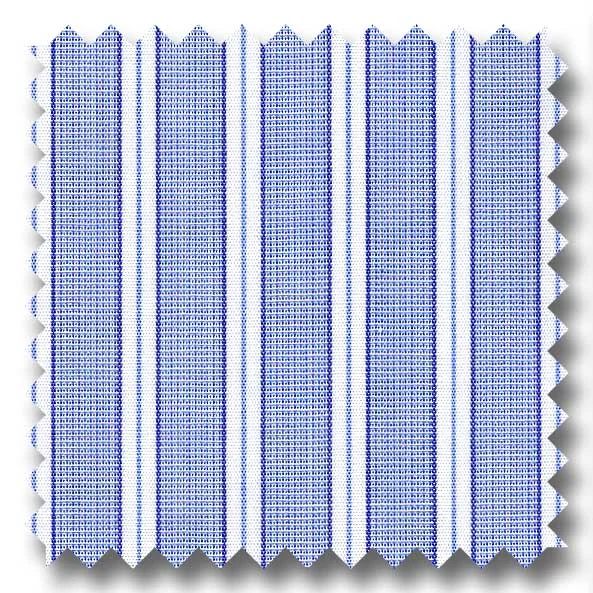 The Best Prices Blue and Navy Check 2Ply Broadcloth - Custom Dress Shirt