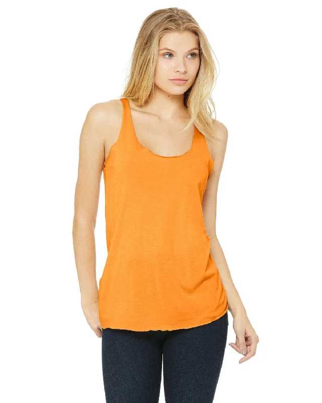 Epic Deals Bella+Canvas Ladies Triblend Racerback Tank | Orange Triblend