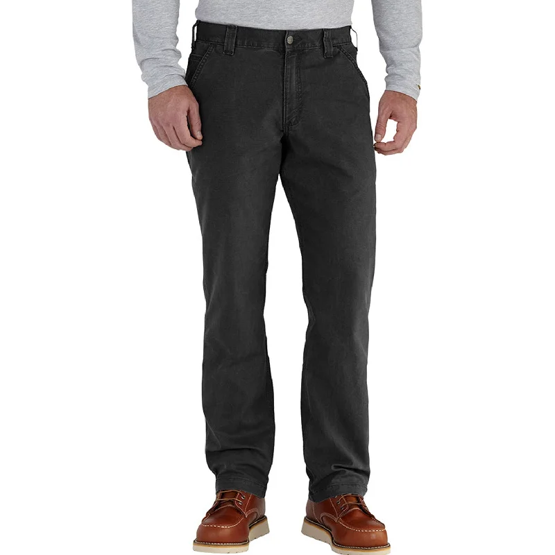 Weekend Bargains to Sizzle Carhartt Men's Rugged Flex® Rigby Dungaree_Black