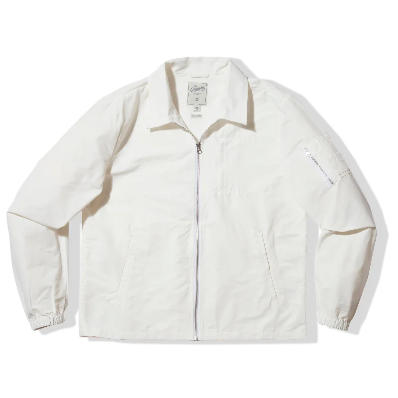 Weekend Price Cuts Galore J. Stark Cotton Nylon Windbreaker - White