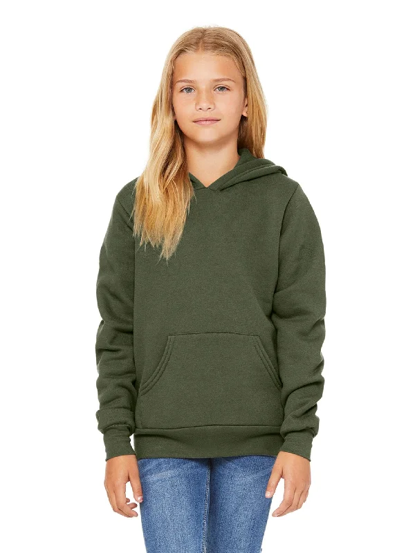 Unbeatable Prices Bella+Canvas Youth Sponge Fleece Pullover Hooded Sweatshirt
