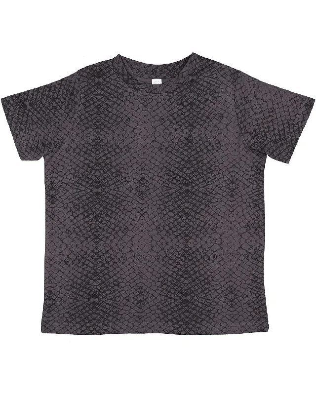 Stock Up LAT Youth Fine Jersey T-Shirt | Black Reptile