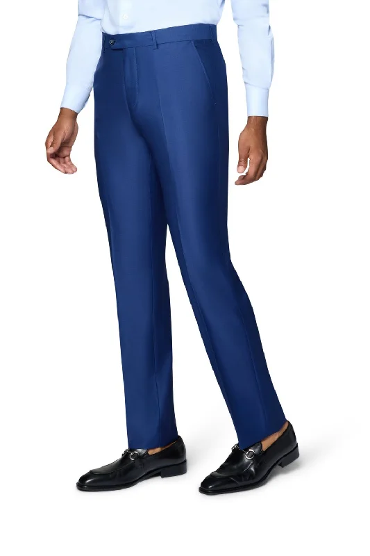 Special Offer Berragamo Elegant Slim Fit Pants - New Blue