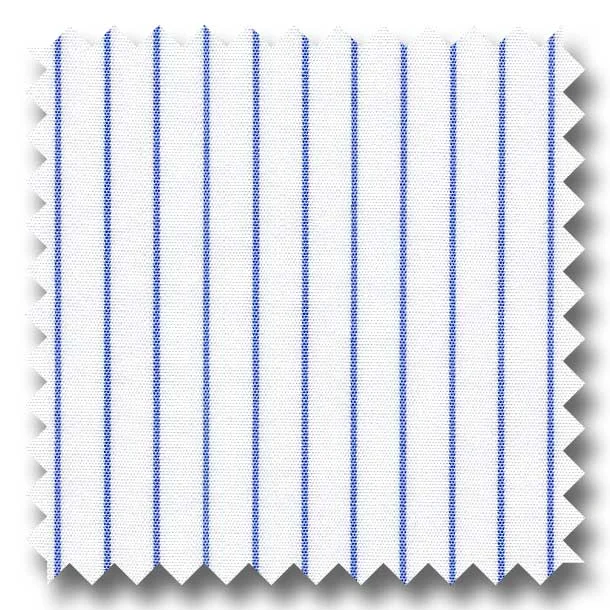 Special Promotion Blue Stripe 2Ply Broadcloth - Custom Dress Shirt