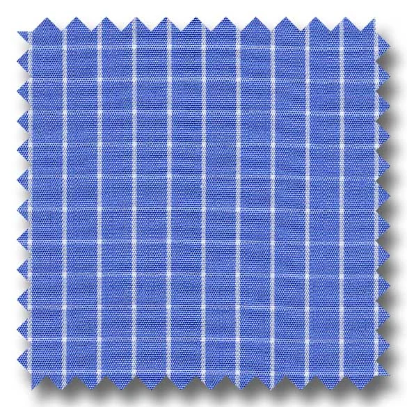 Weekend Discounts to Snag Blue Check 2Ply Broadcloth - Custom Dress Shirt