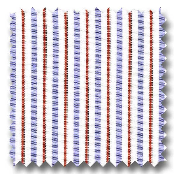 Weekend Discounts Worth Grabbing Blue and Red Stripe 2Ply Broadcloth - Custom Dress Shirt Weekend Discounts Worth Grabbing Blue and Red Stripe 2Ply Broadcloth - Custom Dress Shirt