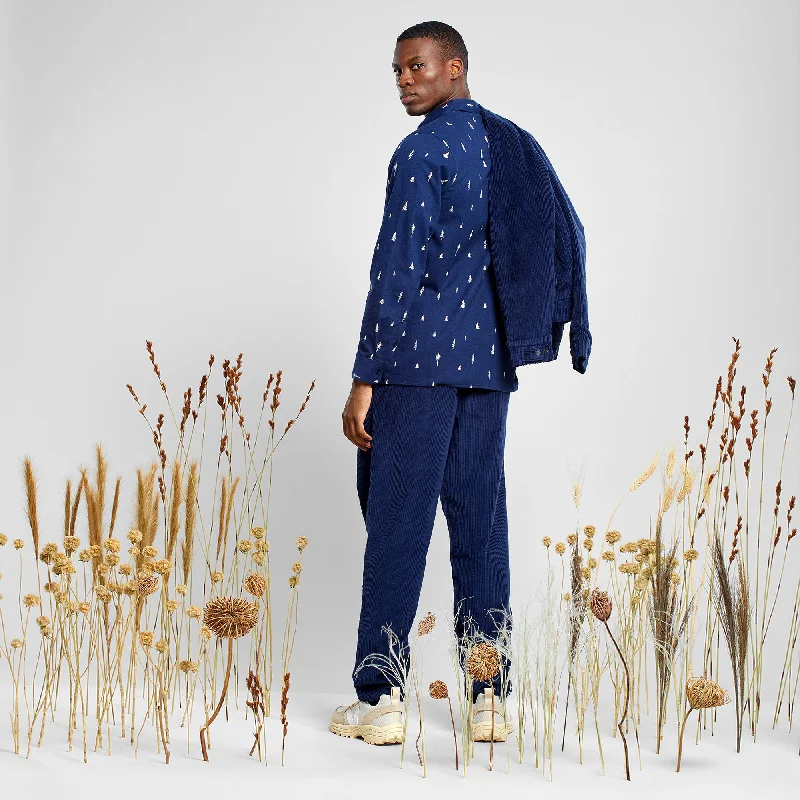 YEAR-End Clearance SOLLENTUNA CORDUROY - Navy Pant