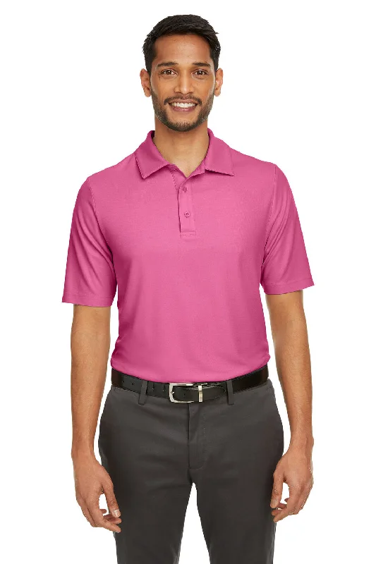 Low Price Core 365 Mens Fusion ChromaSoft Performance Moisture Wicking Short Sleeve Polo Shirt - Charity Pink Low Price Core 365 Mens Fusion ChromaSoft Performance Moisture Wicking Short Sleeve Polo Shirt - Charity Pink