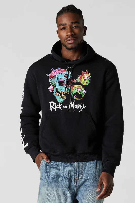 Lowest Price Rick and Morty Graphic Fleece Hoodie