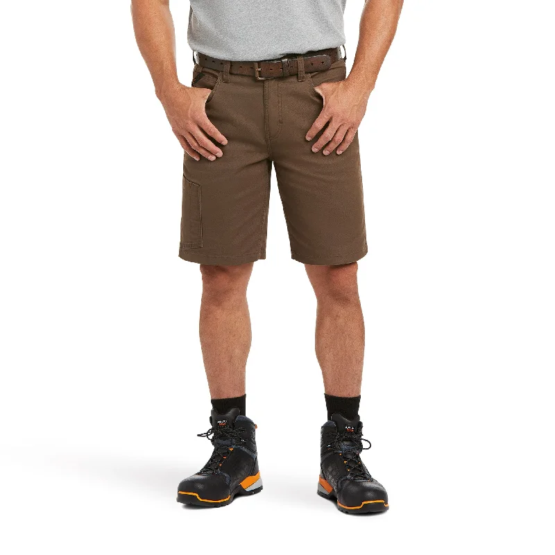 Weekend Offers That Amaze Ariat Men's Rebar DuraStretch Made Tough 10" Shorts_Wren