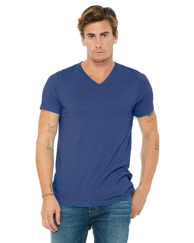 Weekend Savings Spectacle Bella+Canvas Unisex Triblend Short Sleeve V-Neck T-Shirt | Tr Royal Triblnd Weekend Savings Spectacle Bella+Canvas Unisex Triblend Short Sleeve V-Neck T-Shirt | Tr Royal Triblnd
