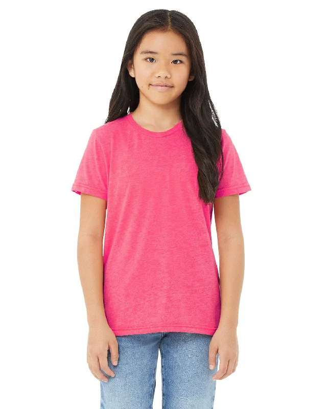 Weekend Discounts to Indulge In Bella+Canvas Youth Triblend Short Sleeve T-Shirt | Char Pnk Triblnd Weekend Discounts to Indulge In Bella+Canvas Youth Triblend Short Sleeve T-Shirt | Char Pnk Triblnd