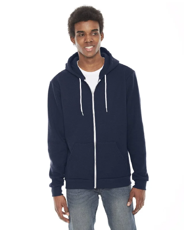 Discount Mania American Apparel Unisex Flex Fleece Zip Hoodie | Navy