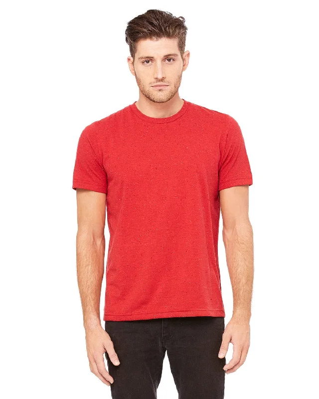 Weekend Savings Fiesta Bella+Canvas Mens Poly-Cotton Short Sleeve T-Shirt | Red Speckled Weekend Savings Fiesta Bella+Canvas Mens Poly-Cotton Short Sleeve T-Shirt | Red Speckled
