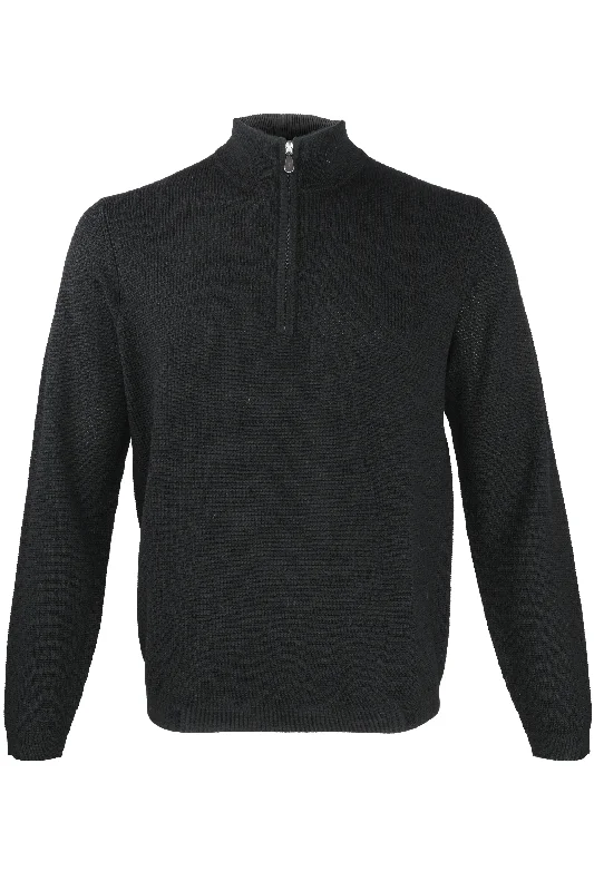 Weekend Deals That Dazzle Raffi "The Ian" Waffle Sweater Black