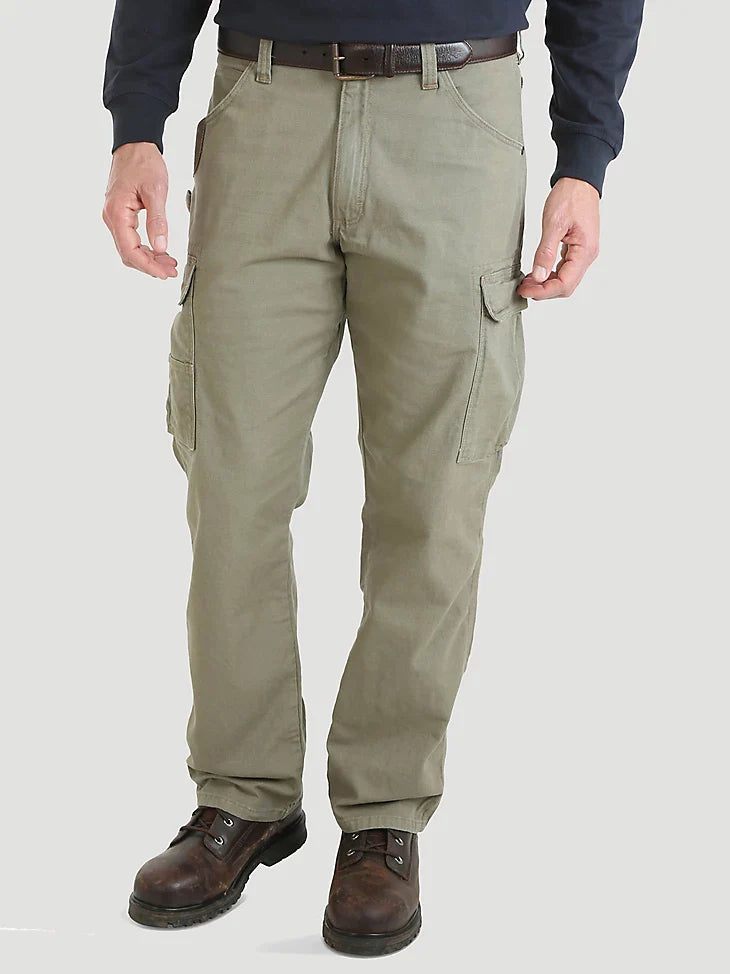 Steals and Deals Wrangler® RIGGS® Men's Comfort Core Ranger Pant_Bark